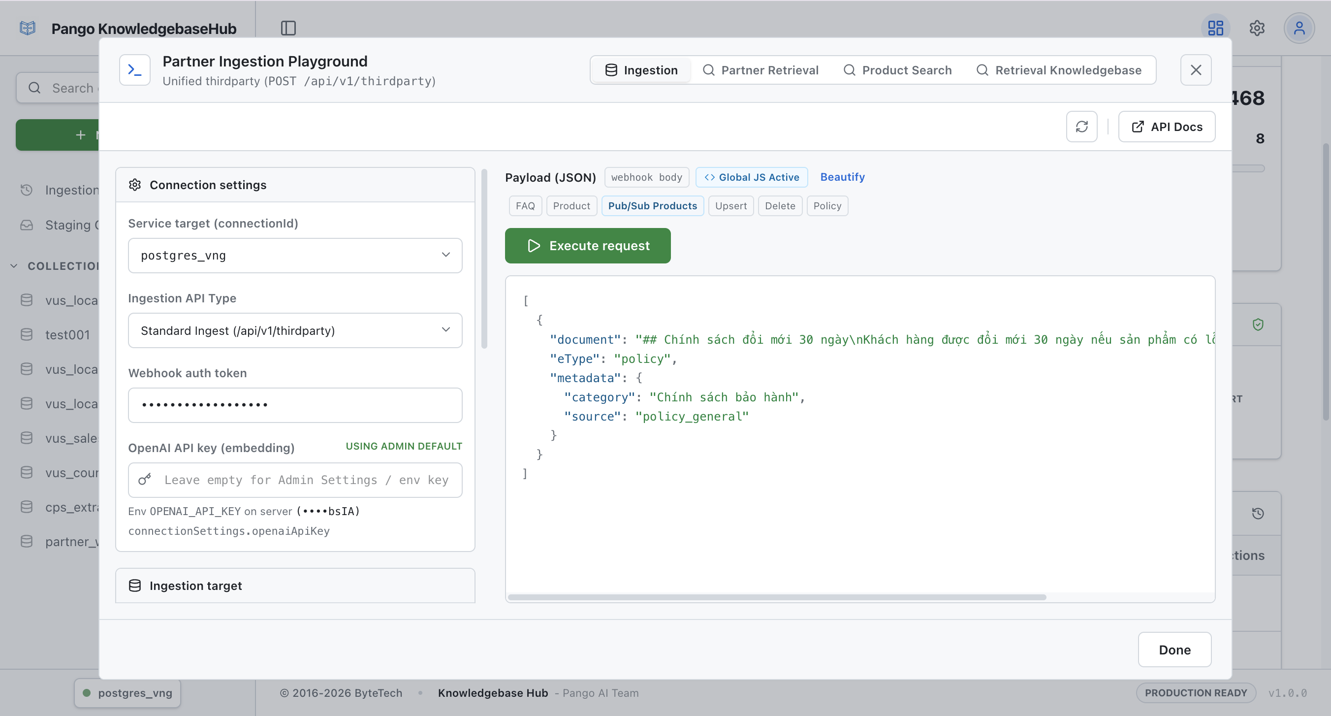 Batch Ingestion Interface