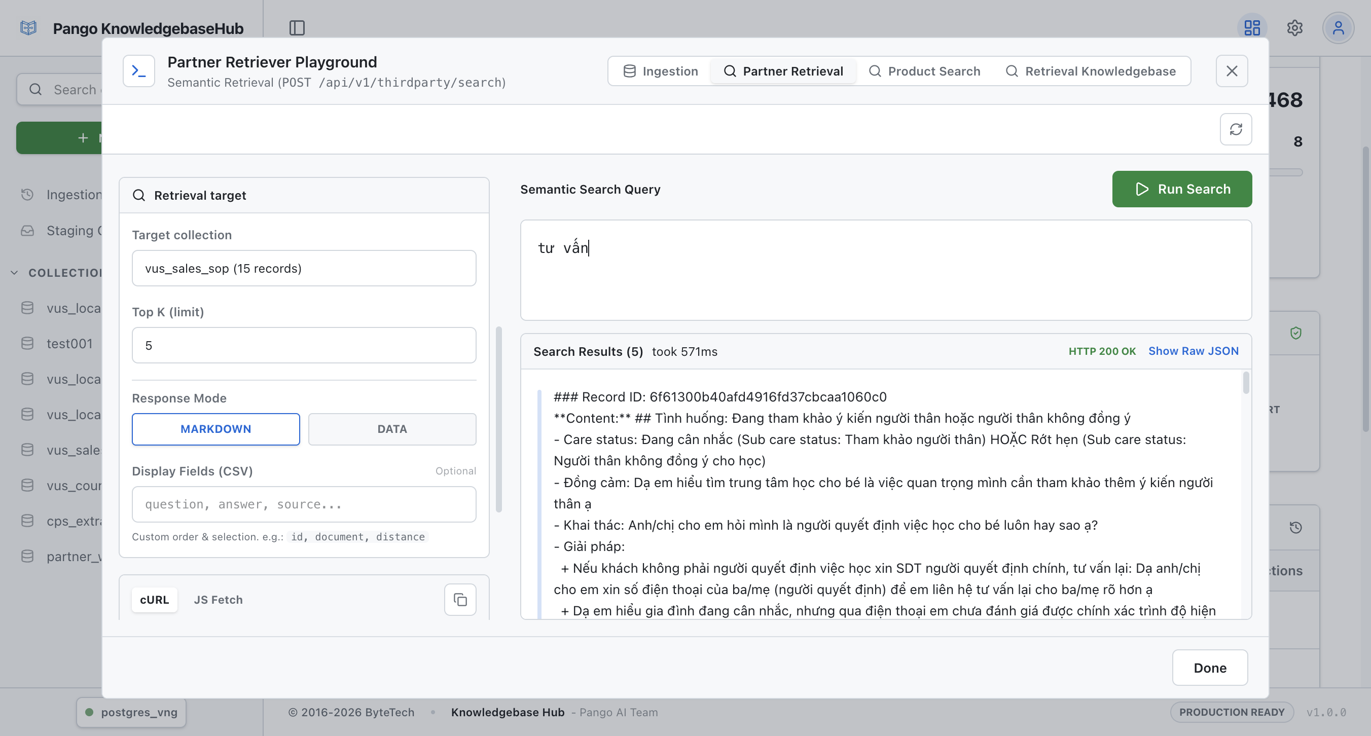 Semantic Retrieval Playground